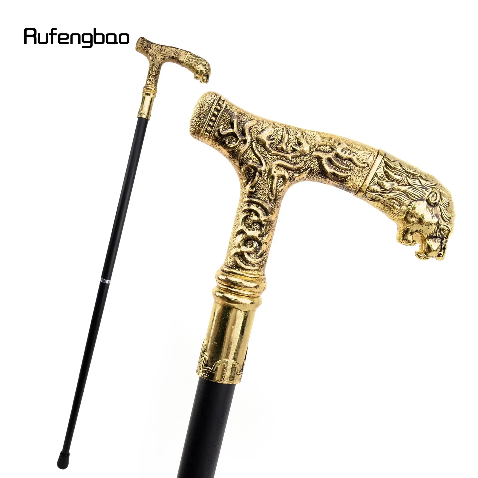 Golden Lion Handle Luxury Pattern Walking Stick Party Fashion Elegant Walking Stick Performance stage Cane 90cm
Golden Lion Handle Luxury Pattern Walking Stick Party Fashion Elegant Walking Stick Performance stage Cane 90cm