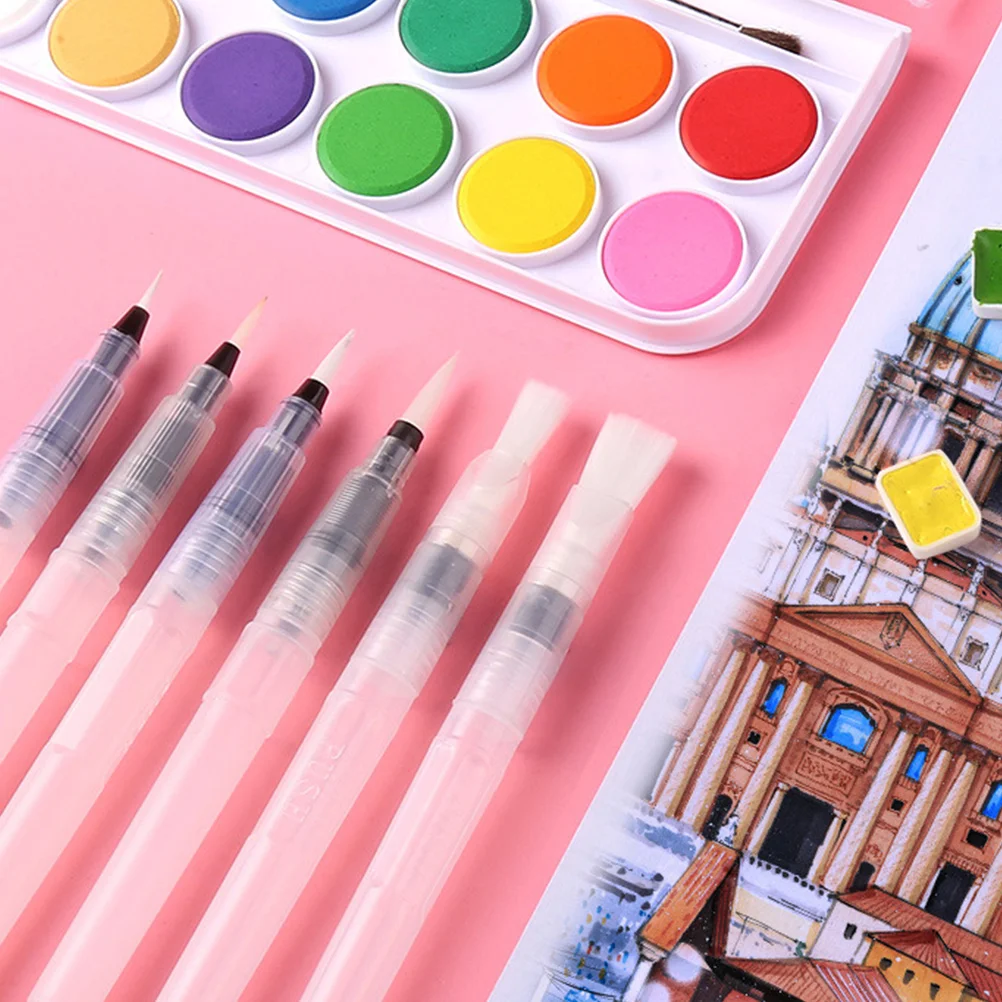 3 Pcs Watercolor Paint Pen Brush Pens Plastic Writing School Supplies Portable Kids Students Artists Painting Accessory Water
3 Pcs Watercolor Paint Pen Brush Pens Plastic Writing School Supplies Portable Kids Students Artists Painting Accessory Water