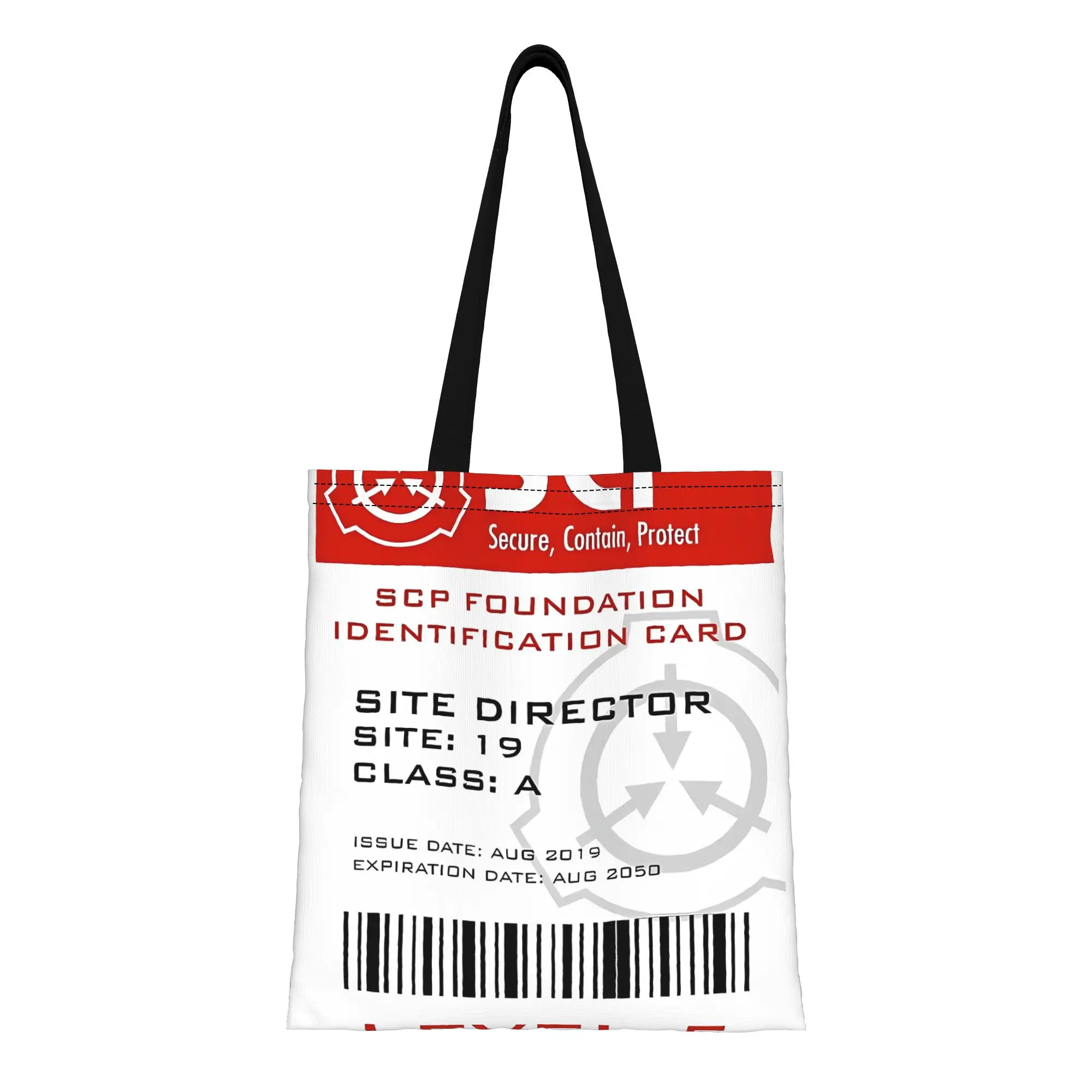 Site Director Badge SCP Foundation horror Canvas Tote Bag for Shopping Travel Outdoor Heavy Duty Shoulder Handbag
Site Director Badge SCP Foundation horror Canvas Tote Bag for Shopping Travel Outdoor Heavy Duty Shoulder Handbag