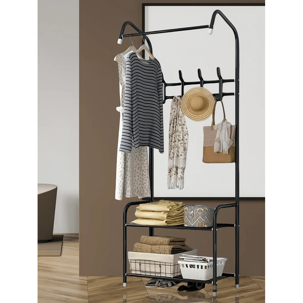 Portable Closet Organizer, MultiFunctional Iron Clothing Rack, Approx. 24 Inch Wide, Portable Clothes Hanger, Shoe Rack, Storag
Portable Closet Organizer, MultiFunctional Iron Clothing Rack, Approx. 24 Inch Wide, Portable Clothes Hanger, Shoe Rack, Storag