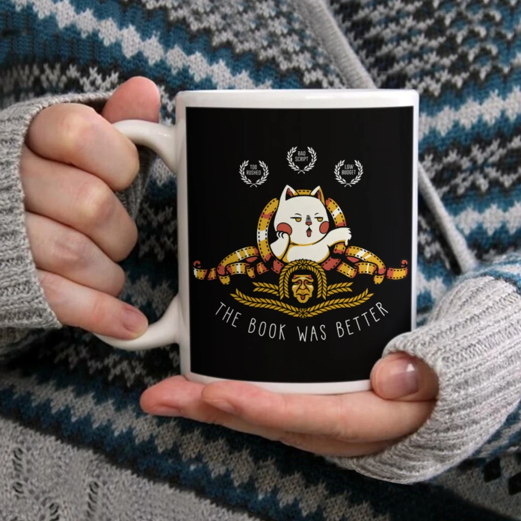 The Book Was Better Cat by Tobe FonsecaCoffee Mug Tea Cup 11oz Coffee Cup Funny Birthday Ceramic Mug Personalized Cup
The Book Was Better Cat by Tobe FonsecaCoffee Mug Tea Cup 11oz Coffee Cup Funny Birthday Ceramic Mug Personalized Cup