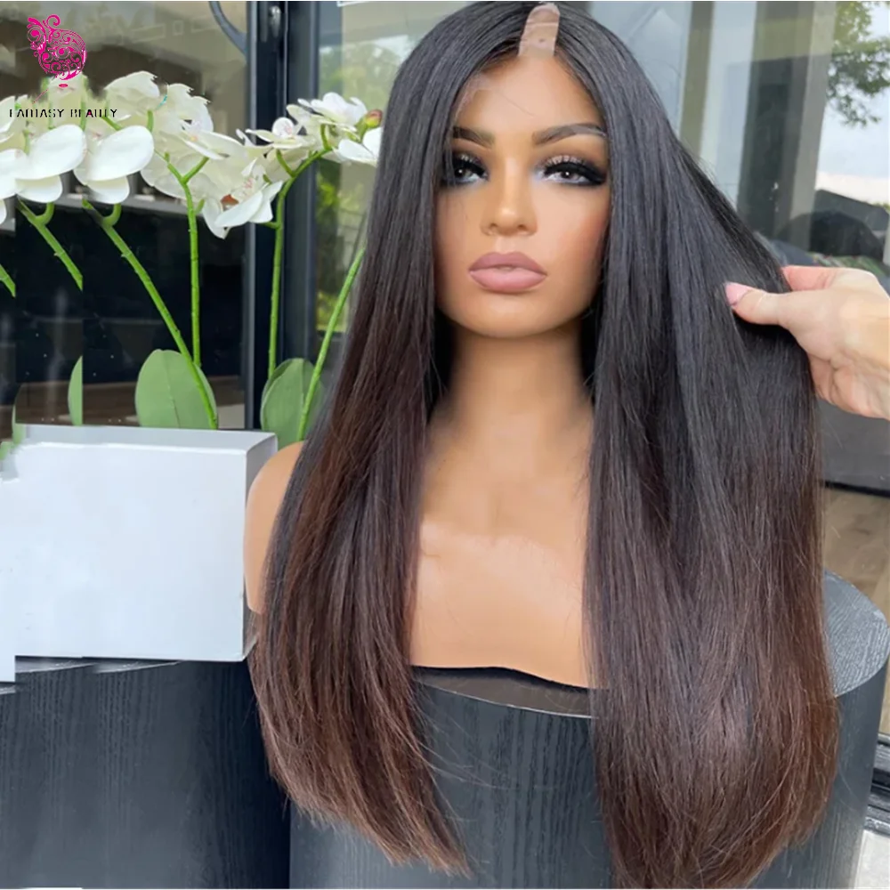 Ombre Ash Brown V Part Human Hair wig Silky Straight 100% Human Hair Bone Straight U-Shape Black 250% Density 30inches Full End
Ombre Ash Brown V Part Human Hair wig Silky Straight 100% Human Hair Bone Straight U-Shape Black 250% Density 30inches Full End