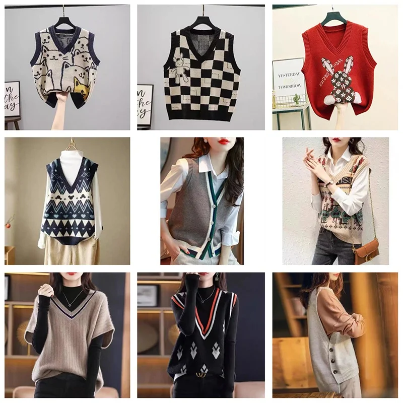 Women's V-Neck Sweater Vest Outerwear Autumn Commute Style Regular Length Pure Color Other Material 100% Fashion Vest Top
Women's V-Neck Sweater Vest Outerwear Autumn Commute Style Regular Length Pure Color Other Material 100% Fashion Vest Top