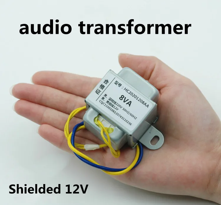 Audio shielding transformer 12V (applicable to: remote control board, level meter VU meter, power amplifier protection board)
Audio shielding transformer 12V (applicable to: remote control board, level meter VU meter, power amplifier protection board)