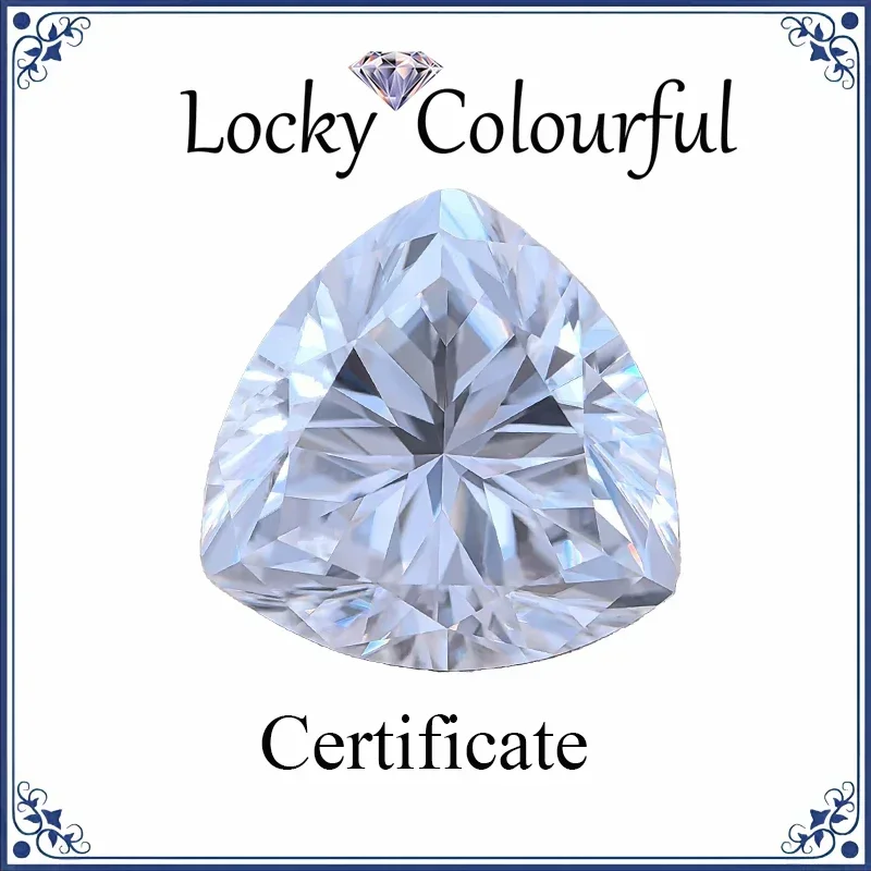 Moissanite Highest Grade Super White D Color VVS1 Trillyon Cut Charms Beads for Jewelry Making Pendant Material with Certificate
Moissanite Highest Grade Super White D Color VVS1 Trillyon Cut Charms Beads for Jewelry Making Pendant Material with Certificate