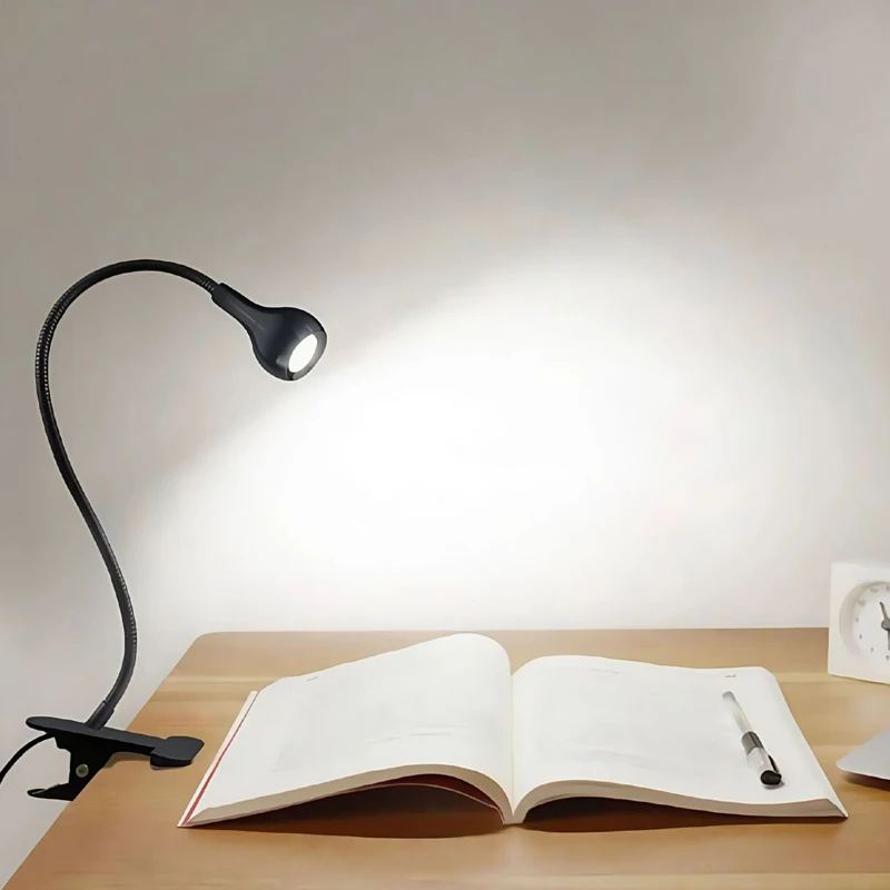 LED Clip Table Lamp Bedside Dormitory Reading Small Book Light Goose Neck Repair Light Hose Eye USB Protection Small Night Lamp
LED Clip Table Lamp Bedside Dormitory Reading Small Book Light Goose Neck Repair Light Hose Eye USB Protection Small Night Lamp