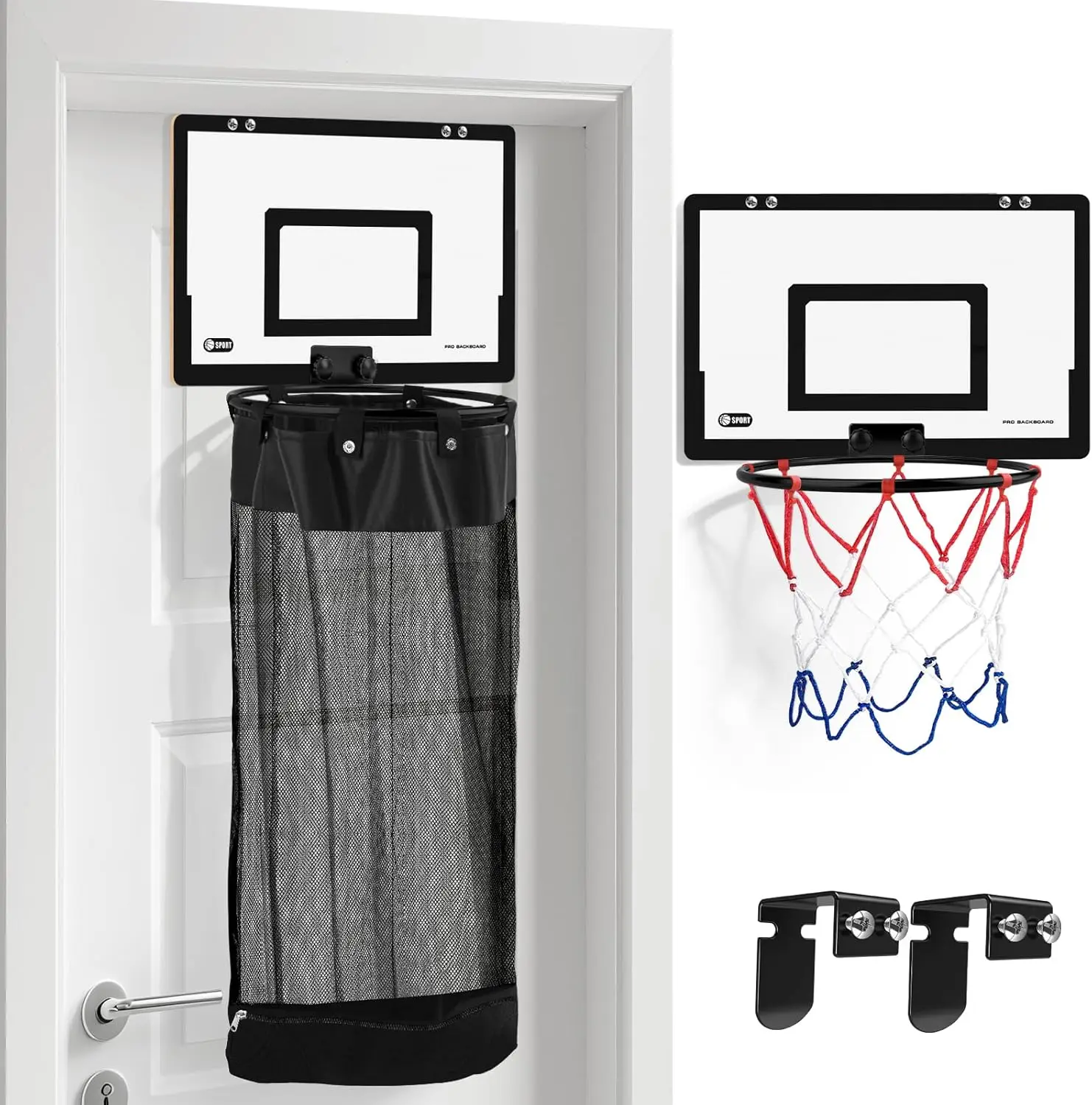 2-in-1 Basketball Laundry Hamper, Hanging Dirty Clothes Storage for Kids Teens Bedroom Dorm
2-in-1 Basketball Laundry Hamper, Hanging Dirty Clothes Storage for Kids Teens Bedroom Dorm