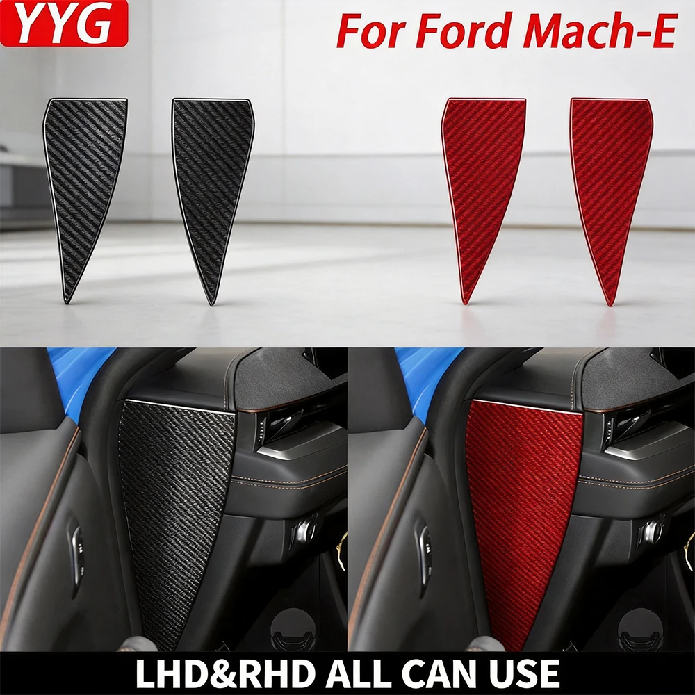 For Ford Mustang Mach-E Mach E 2021 2022 Carbon Fiber Dashboard Side Panel Cover Car Interior Decoration Accessories Sticker
For Ford Mustang Mach-E Mach E 2021 2022 Carbon Fiber Dashboard Side Panel Cover Car Interior Decoration Accessories Sticker