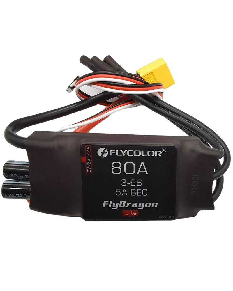 80A RC Brushless Motor Electric Speed Controller ESC 5A UBEC with XT60 & 3.5mm Bullet Plugs
80A RC Brushless Motor Electric Speed Controller ESC 5A UBEC with XT60 & 3.5mm Bullet Plugs