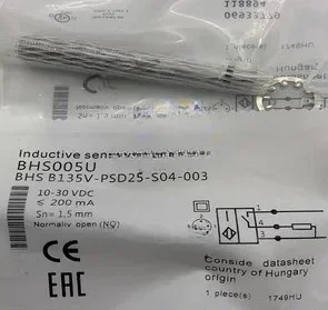 Inductive Sensor BHS005U BHS B135V-PSD25-S04-003 High Voltage Resistant Proximity Switch Sensor 
Inductive Sensor BHS005U BHS B135V-PSD25-S04-003 High Voltage Resistant Proximity Switch Sensor