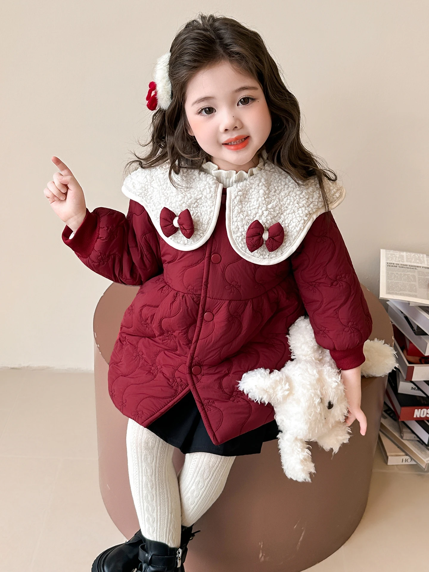 Зимняя одежда из хлопка с воротником-джатом для девочек, теплая модная длинная све све, средней длины, на одной пуговице
Зимняя одежда из хлопка с воротником-джатом для девочек, теплая модная длинная све све, средней длины, на одной пуговице