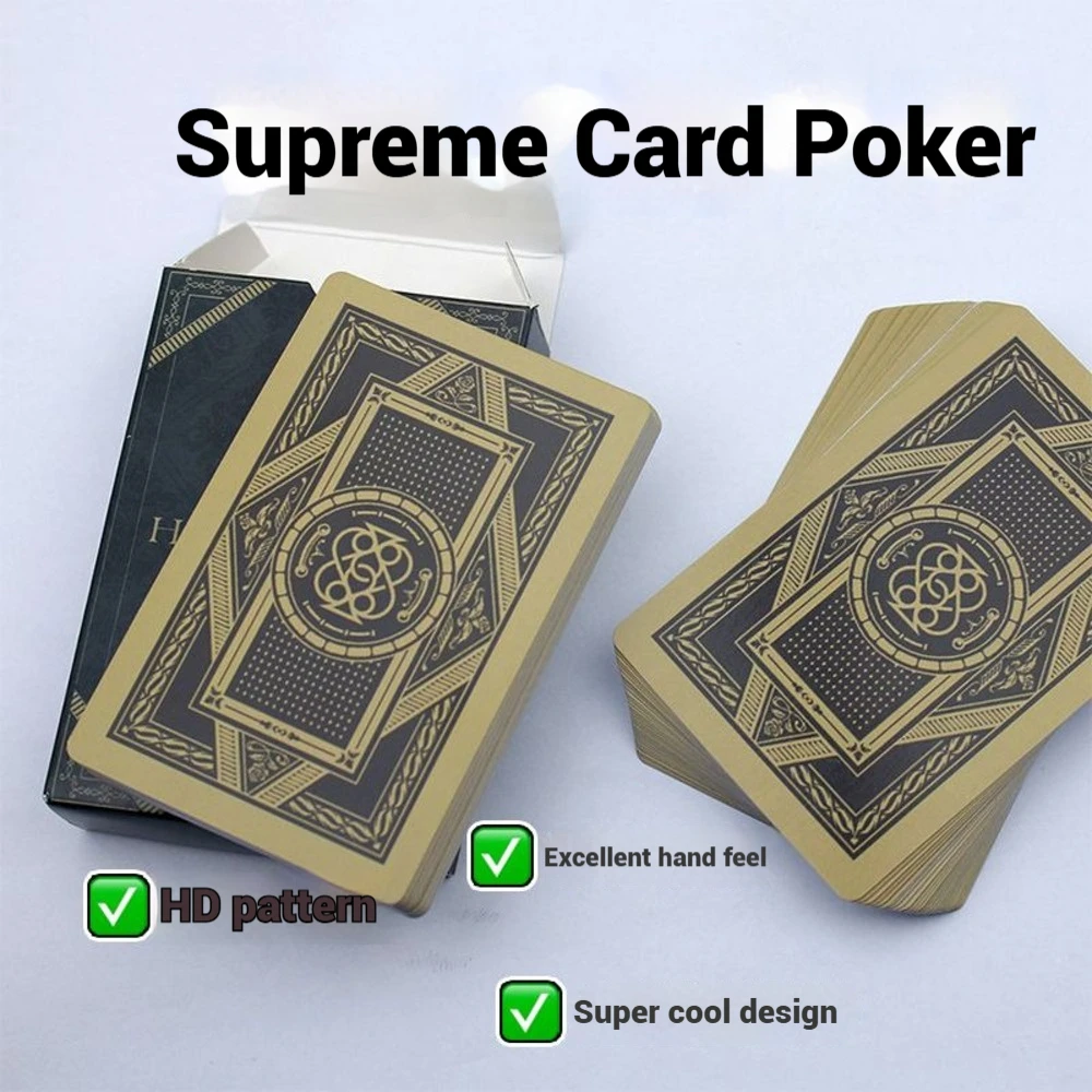 High Quality Poker Cards HD Cool Pattern Portable Durable Playing Cards for Fun Games Poker Landlord Entertainment
High Quality Poker Cards HD Cool Pattern Portable Durable Playing Cards for Fun Games Poker Landlord Entertainment