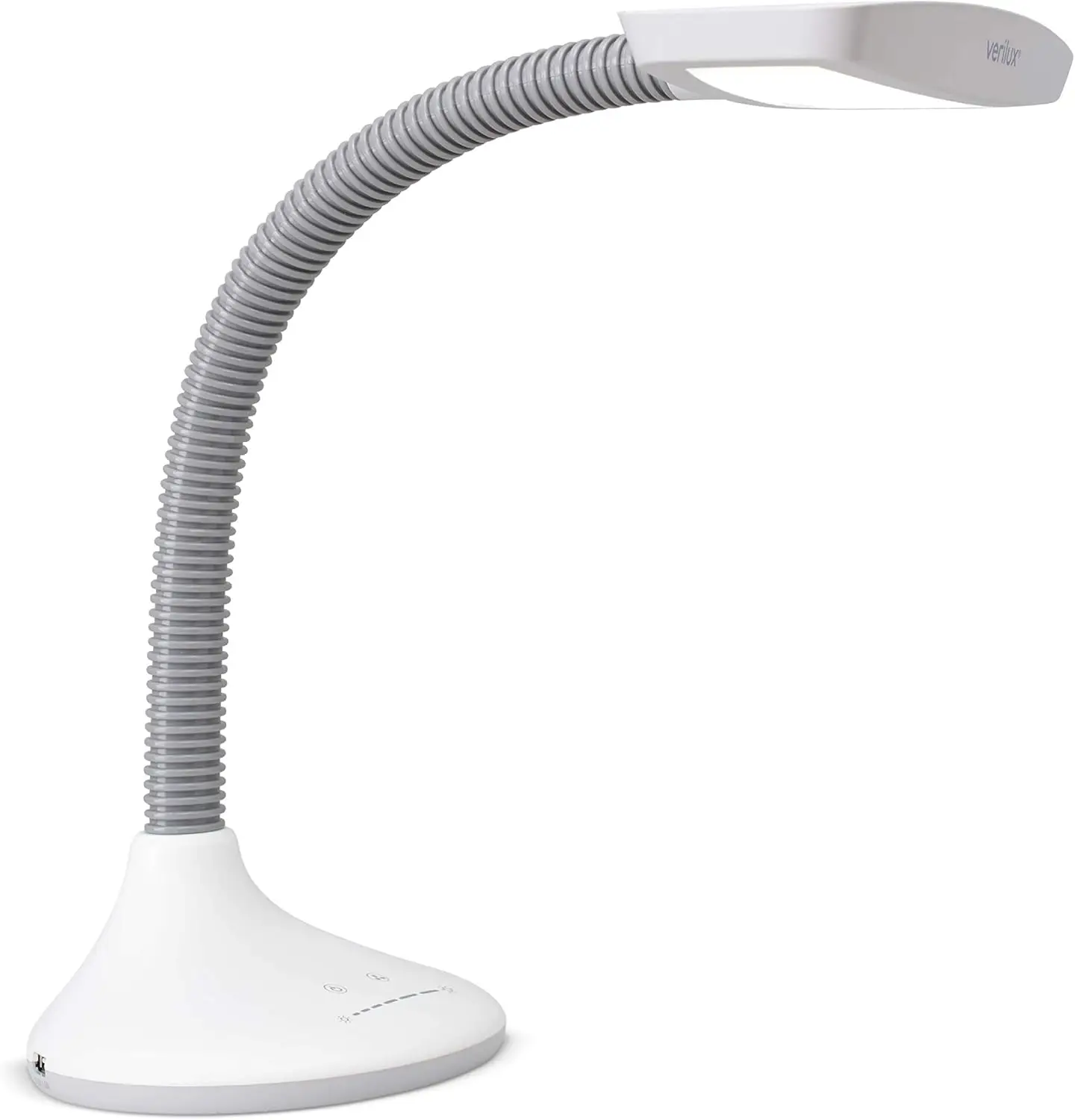 Full Spectrum LED Desk Lamp with Adjustable Brightness, Flexible Gooseneck & USB Charging Port - Reduces Eye Strain
Full Spectrum LED Desk Lamp with Adjustable Brightness, Flexible Gooseneck & USB Charging Port - Reduces Eye Strain