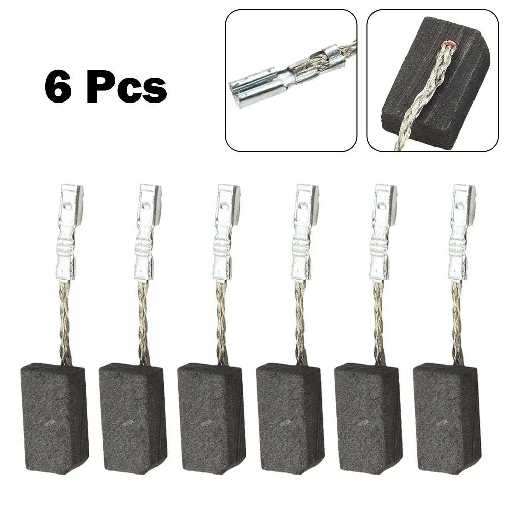 6PCS Carbon Brushes For Metabo Angle Grinder WQ 1400/WQ 1000/WQ Carbon Fiber Brushes Power Tool Accessories 5x10x16mm NEW
6PCS Carbon Brushes For Metabo Angle Grinder WQ 1400/WQ 1000/WQ Carbon Fiber Brushes Power Tool Accessories 5x10x16mm NEW