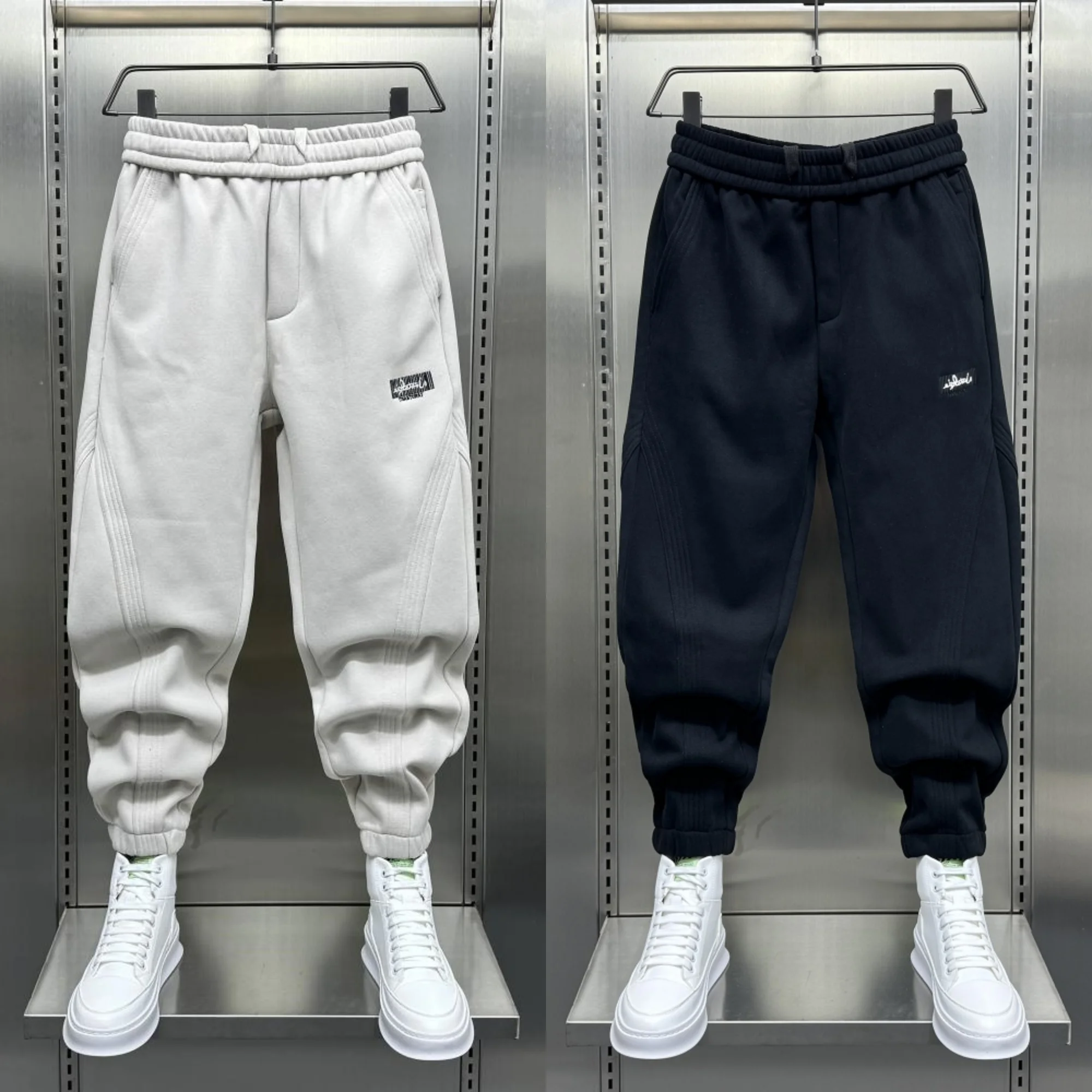 Модные зимние мужские брюки-шаровары в стиле пэчворк с подкладкой, простые и удобные, в корейском стиле
Модные зимние мужские брюки-шаровары в стиле пэчворк с подкладкой, простые и удобные, в корейском стиле