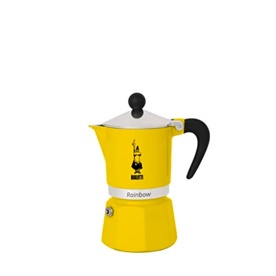 Rainbow Moka Pot in, 6 Cup Stove Top Espresso Maker - Cafetera for Ground Coffee, Italian Coffee Maker for Home Brewing
Rainbow Moka Pot in, 6 Cup Stove Top Espresso Maker - Cafetera for Ground Coffee, Italian Coffee Maker for Home Brewing