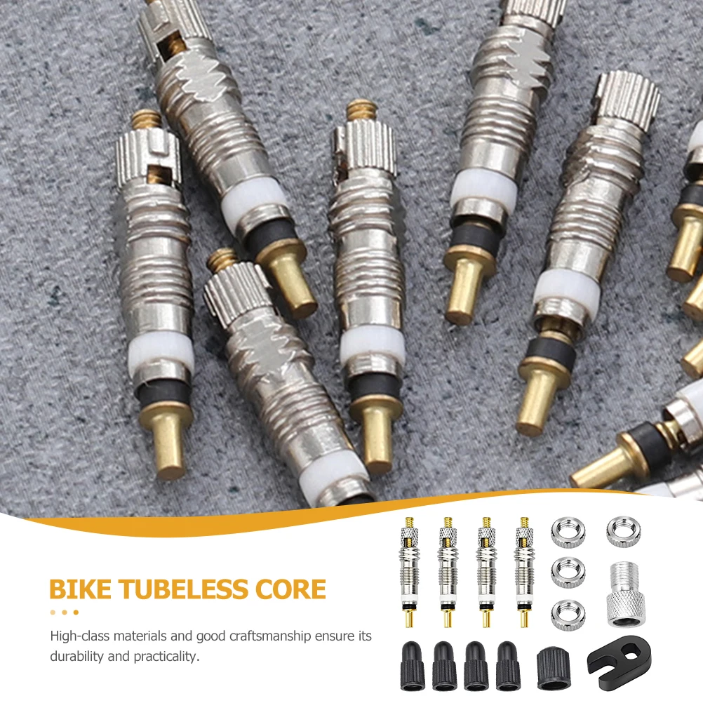 Valves Core Set Stainless Steel Plastic Mountain Bike Tubeless Tool Bike Tire Valve Replacement Parts
Valves Core Set Stainless Steel Plastic Mountain Bike Tubeless Tool Bike Tire Valve Replacement Parts