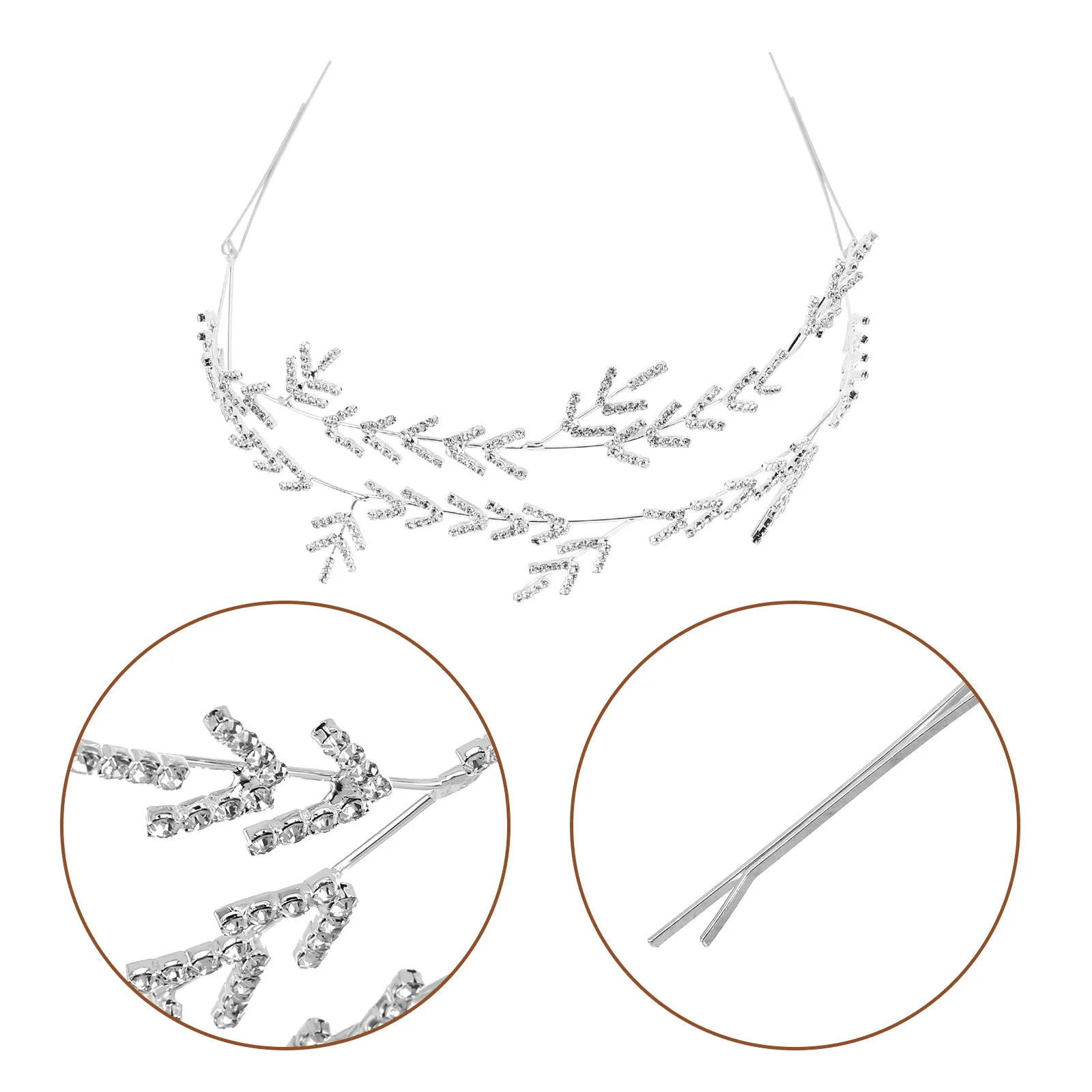 Rhinestone Bridal Headband Double Layer Branch Design Elegant Western Wedding Crown for Bride Wedding Hair Headband Bridal
Rhinestone Bridal Headband Double Layer Branch Design Elegant Western Wedding Crown for Bride Wedding Hair Headband Bridal