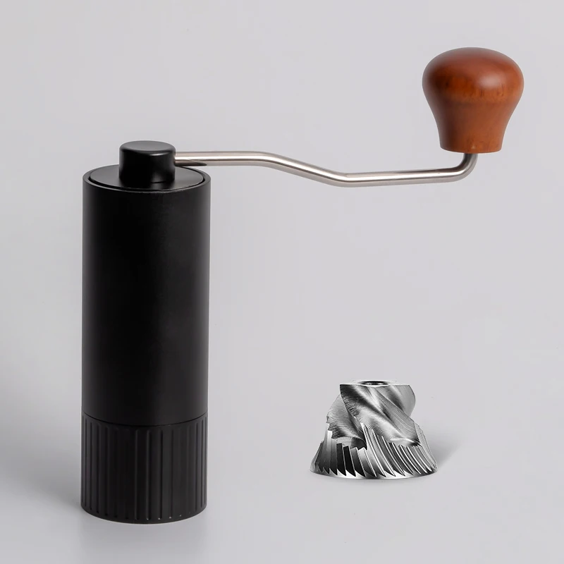 New Arrival Al-Alloy Body 420 Stainless Steel Burr Hand Mill Portable Manual Coffee Grinder
New Arrival Al-Alloy Body 420 Stainless Steel Burr Hand Mill Portable Manual Coffee Grinder