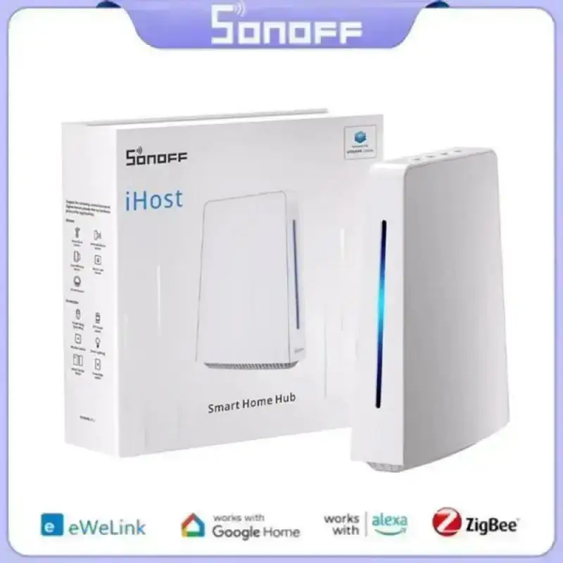 SONOFF iHost Smart Home Hub AIBridge Локальный частный сервер 2 ГБ/4 ГБ Шлюз Zigbee Open API Система умного дома Устройство локального управления
SONOFF iHost Smart Home Hub AIBridge Локальный частный сервер 2 ГБ/4 ГБ Шлюз Zigbee Open API Система умного дома Устройство локального управления