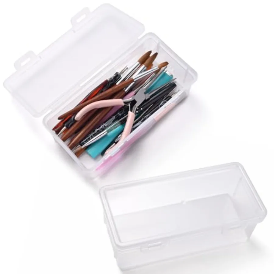 Clear Manicure Tool Box 2PCS Transparent Box Storage Case Nail Tool Organizer Plastic Storage Personal Box for Manicure Pedicur
Clear Manicure Tool Box 2PCS Transparent Box Storage Case Nail Tool Organizer Plastic Storage Personal Box for Manicure Pedicur