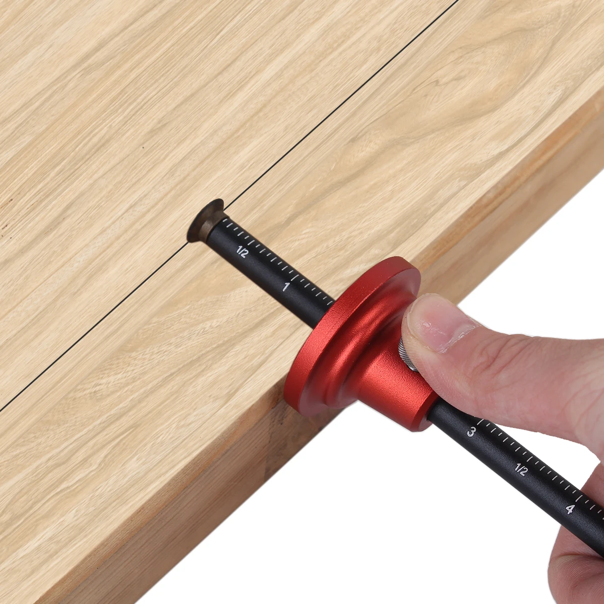 Wheel Marking Gauge - Woodworking Scriber European Aluminum Scriber Woodworking Mortise Parallel Line Drawing Scribing Tools
Wheel Marking Gauge - Woodworking Scriber European Aluminum Scriber Woodworking Mortise Parallel Line Drawing Scribing Tools