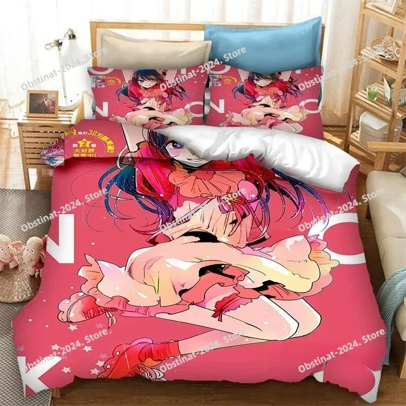 Anime OSHI NO KO 3D Bedding Set Printed single Comforter Quilt Bed Cover Duvet Cover Pillow Case 3 Pieces Sets Kids Adult Size
Anime OSHI NO KO 3D Bedding Set Printed single Comforter Quilt Bed Cover Duvet Cover Pillow Case 3 Pieces Sets Kids Adult Size