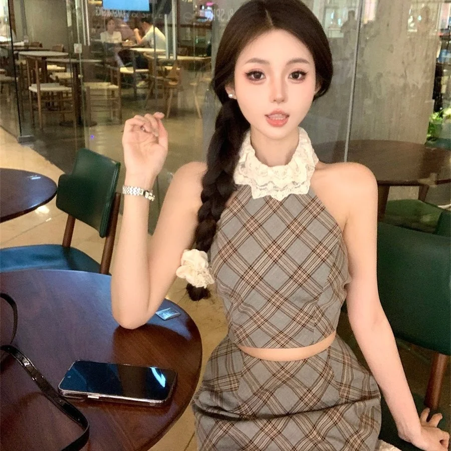 Princess Style Plaid Set for Women Summer New College Style Retro Lace Cotton Oversized Fit Hoodie And Pants Fashion Set
Princess Style Plaid Set for Women Summer New College Style Retro Lace Cotton Oversized Fit Hoodie And Pants Fashion Set