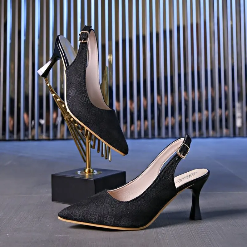 Fashion Elegant Women High Heels Lady Slingback Mules Sexy Thin Heels Party Luxury Wedding Shoes Women's Sandals 2024 New Summer
Fashion Elegant Women High Heels Lady Slingback Mules Sexy Thin Heels Party Luxury Wedding Shoes Women's Sandals 2024 New Summer