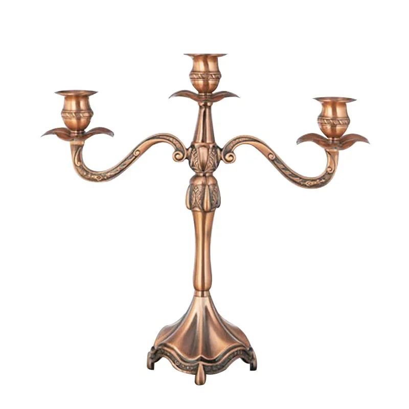 European Metal Candlestick Retro Candle Holder Nordic 3 Head Metal Candle Holder Ornament
European Metal Candlestick Retro Candle Holder Nordic 3 Head Metal Candle Holder Ornament