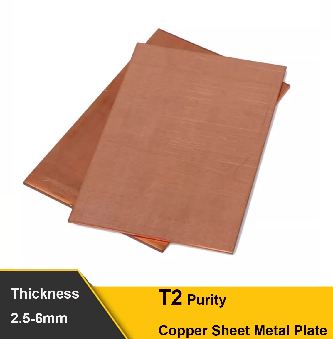 1pcs T2 Purity Copper Sheet Metal Plate Thickness 2.5 3 4 5 6mm Metal Sheet 50x100mm 50x200mm 100x100mm 100x150mm-200x300mm
1pcs T2 Purity Copper Sheet Metal Plate Thickness 2.5 3 4 5 6mm Metal Sheet 50x100mm 50x200mm 100x100mm 100x150mm-200x300mm