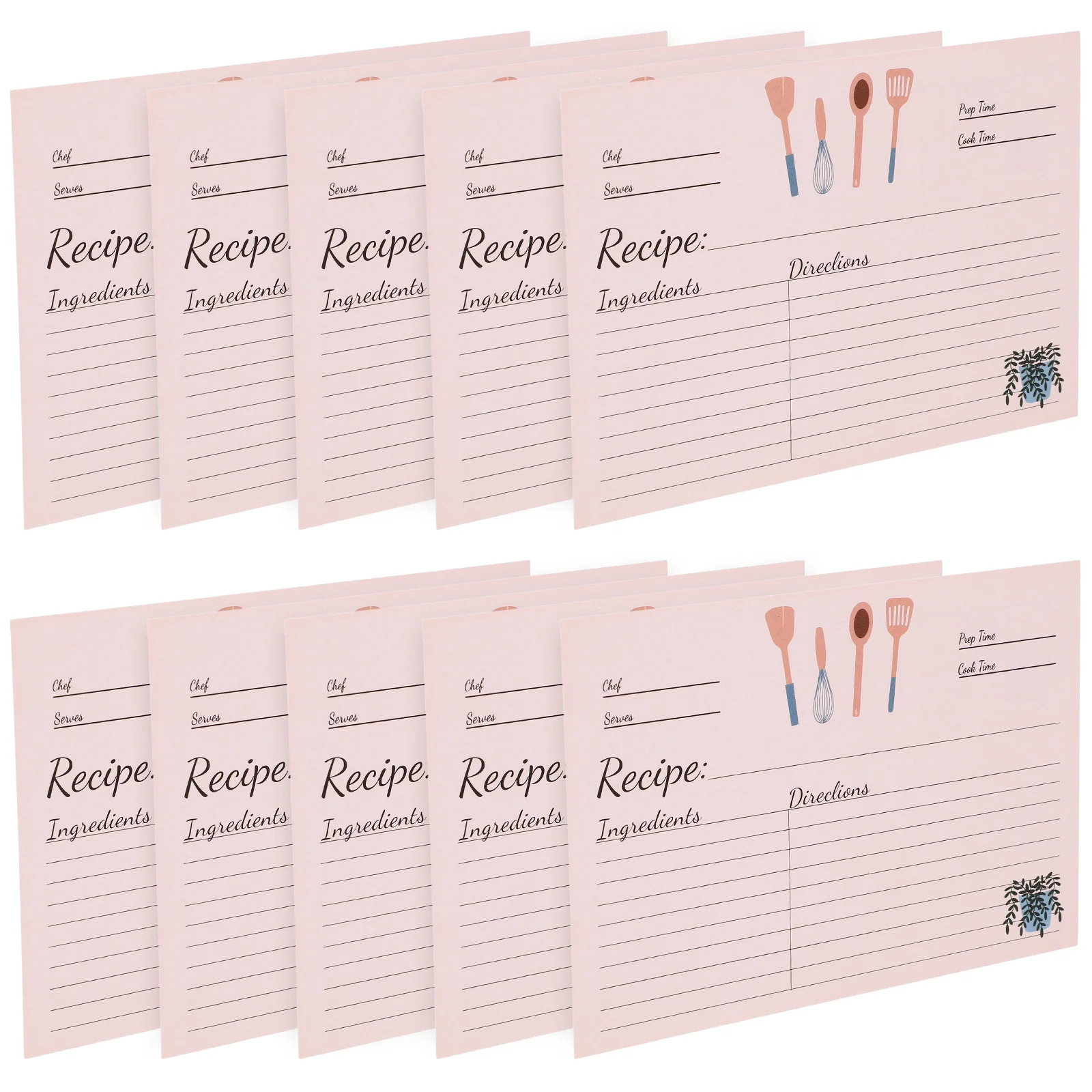 50 Pcs Recipe Card Convenient Food Note Decorate Cards Bridal Shower Kitchen Supplies Paper Cooking Bride
50 Pcs Recipe Card Convenient Food Note Decorate Cards Bridal Shower Kitchen Supplies Paper Cooking Bride