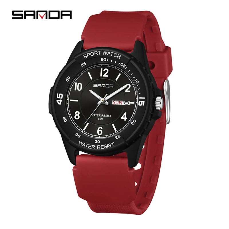 SANDA SD6358 Top Brand 6358 Female Student Casual Simple Women's Dual Calendar Elegant Female Quartz Watches
SANDA SD6358 Top Brand 6358 Female Student Casual Simple Women's Dual Calendar Elegant Female Quartz Watches
