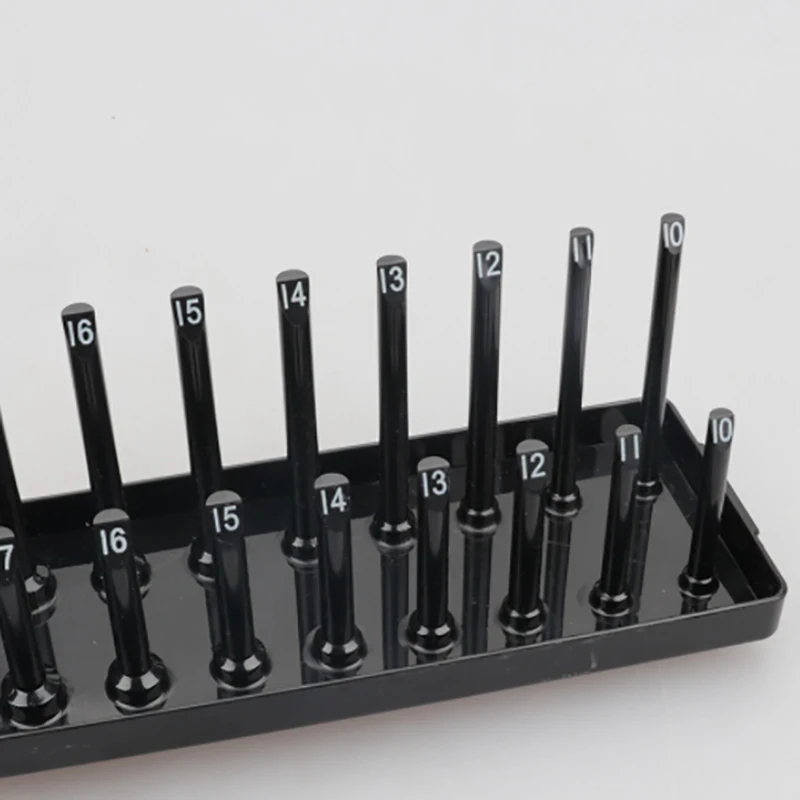B69C 6PCS 1/4Inch 3/8Inch 1/2Inch Socket Organizer Sleeve Holder Garage Storage Tool Plastic Home Tool Rack Tray
B69C 6PCS 1/4Inch 3/8Inch 1/2Inch Socket Organizer Sleeve Holder Garage Storage Tool Plastic Home Tool Rack Tray