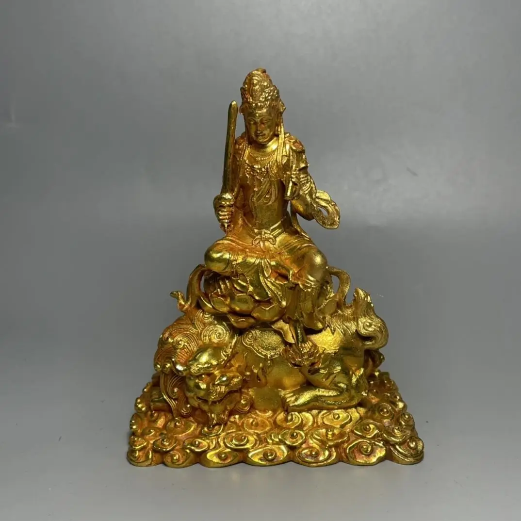 Manjushri Bodhisattva Puxian Buddha Statue Gilt Manjushri Bodhisattva Home Huayan Worship Three Saints Buddhist Hall Home Orname
Manjushri Bodhisattva Puxian Buddha Statue Gilt Manjushri Bodhisattva Home Huayan Worship Three Saints Buddhist Hall Home Orname