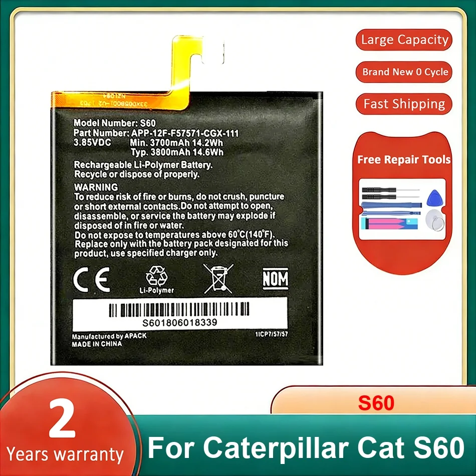 Аккумулятор для мобильного телефона S60, замена батарей для Caterpillar Cat
Аккумулятор для мобильного телефона S60, замена батарей для Caterpillar Cat