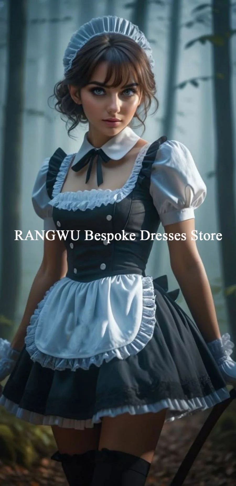 Black White Cosplay Evening Dress 2026 Short Sleeve Mini Short Prom Dress Costume Birthday Club Cocktail Dress Customized
Black White Cosplay Evening Dress 2026 Short Sleeve Mini Short Prom Dress Costume Birthday Club Cocktail Dress Customized