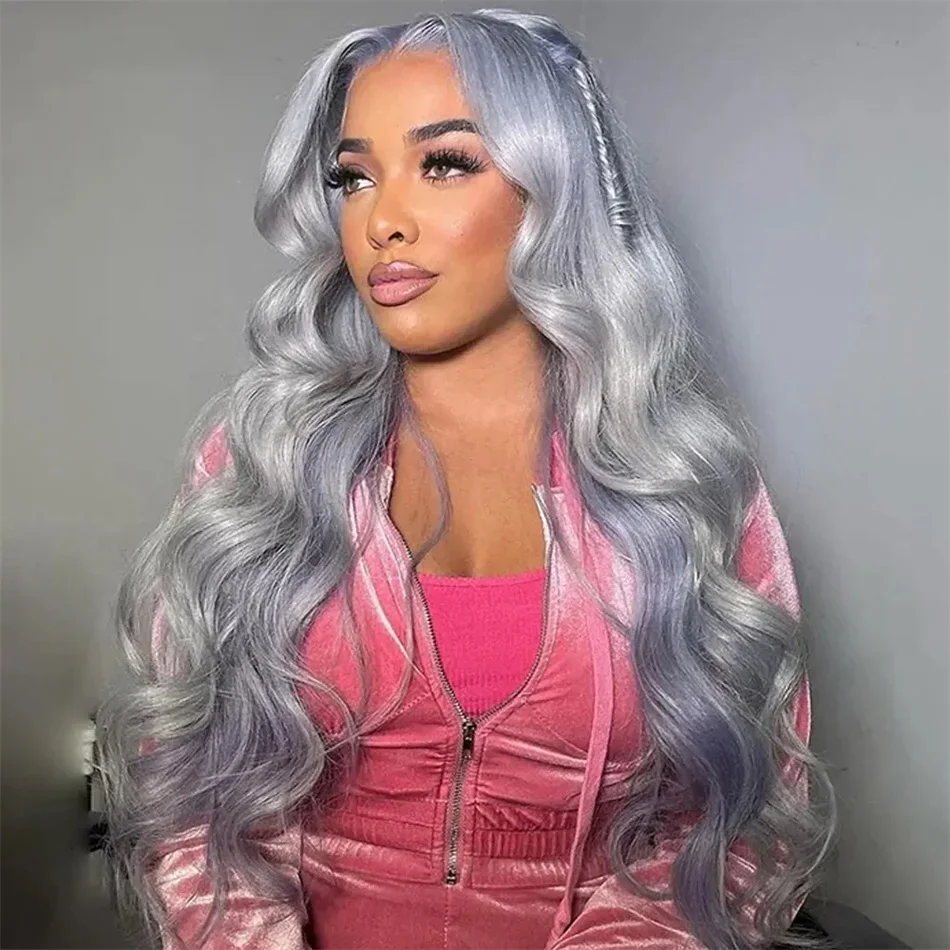 High Quality 13x4 200 Density Transparent Lace Frontal Wigs Brazilian Human Hair Wig Colored Grey Body Wave Cosplay For Women
High Quality 13x4 200 Density Transparent Lace Frontal Wigs Brazilian Human Hair Wig Colored Grey Body Wave Cosplay For Women