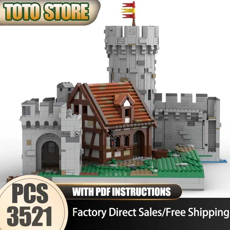 Средневековая модель замка Moc, строительный блок, модель здания Keep Guardhouse, технология, кирпич, сборка «сделай сам», модульная игрушка для заключения
Средневековая модель замка Moc, строительный блок, модель здания Keep Guardhouse, технология, кирпич, сборка «сделай сам», модульная игрушка для заключения