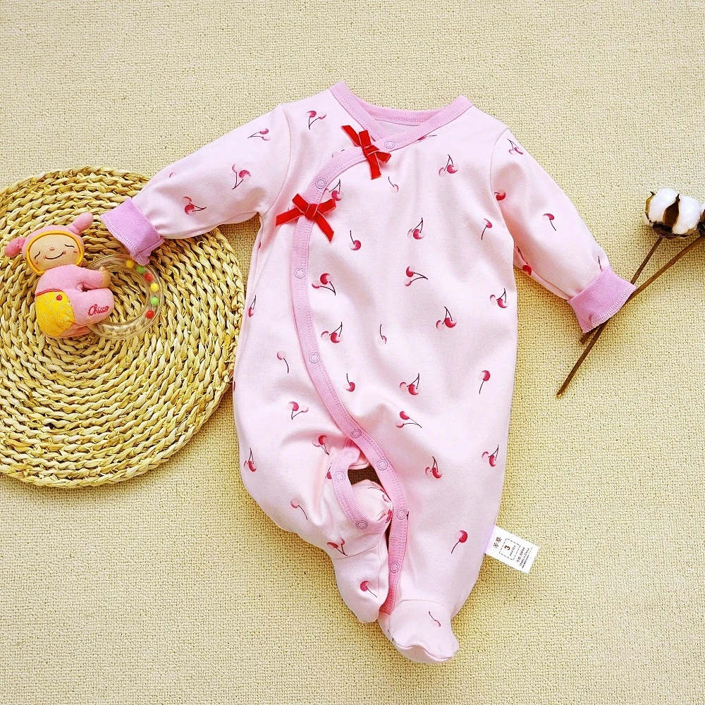 Baby clothes 0 to 12 months cotton long sleeve rompers for girls Spring Autumn print toddler clothing newborn Footies jumpsuits
Baby clothes 0 to 12 months cotton long sleeve rompers for girls Spring Autumn print toddler clothing newborn Footies jumpsuits