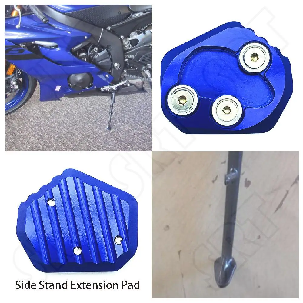 Fits for Yamaha YZF R6 YZF-R6 ABS 2017 2018 2019 2020 Motorcycle Accessories Side Stand Extension Support Plate Extender Pad
Fits for Yamaha YZF R6 YZF-R6 ABS 2017 2018 2019 2020 Motorcycle Accessories Side Stand Extension Support Plate Extender Pad