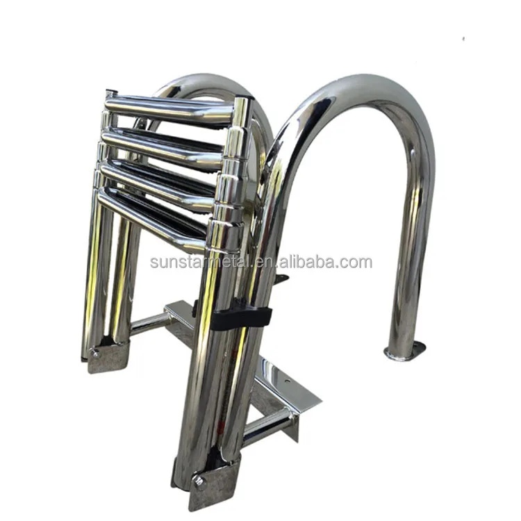 4 Step Folding Inflatable Telescoping Swim Boat Ladder for Pontoon Yacht Ship Accessories
4 Step Folding Inflatable Telescoping Swim Boat Ladder for Pontoon Yacht Ship Accessories