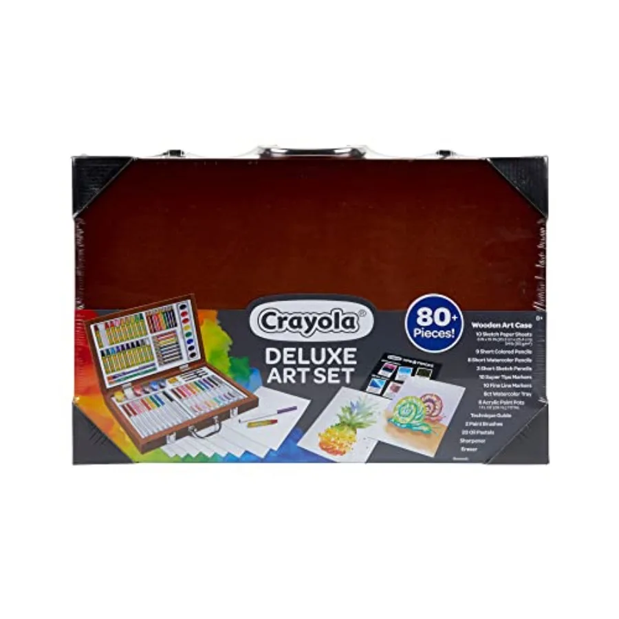 Wooden Art Set, 80+ Pcs, Arts and Crafts for 8+, Artists Gifts
Wooden Art Set, 80+ Pcs, Arts and Crafts for 8+, Artists Gifts