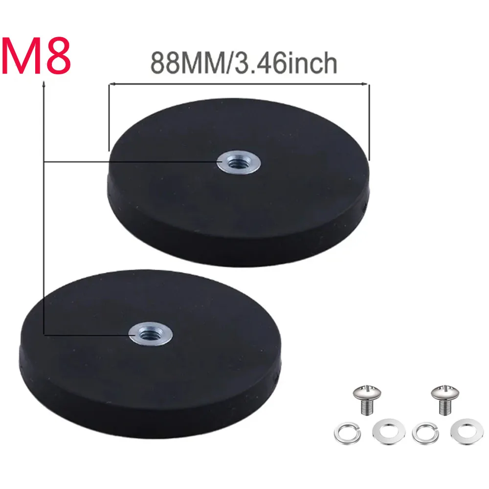 2pcs 88mm M8 Internal Thread Magnetic Base Mount Bracket Clamp LED Work Light Bar Holder SUV Offroad
2pcs 88mm M8 Internal Thread Magnetic Base Mount Bracket Clamp LED Work Light Bar Holder SUV Offroad