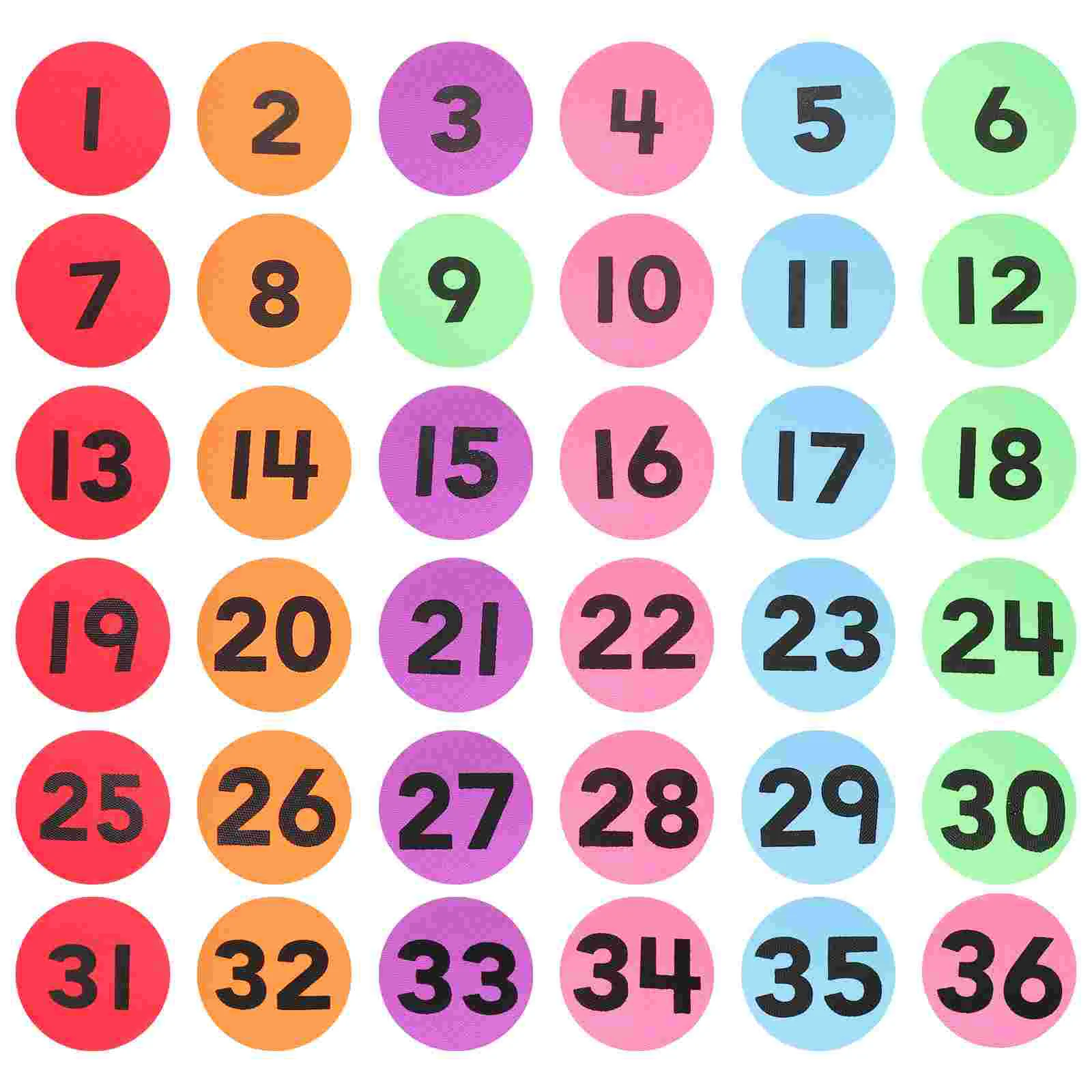 36 Pcs Carpet Markers Round Area Rug Labels Number Stickers for Classroom Dots Floor Sign Nylon Child Numbered Line up
36 Pcs Carpet Markers Round Area Rug Labels Number Stickers for Classroom Dots Floor Sign Nylon Child Numbered Line up