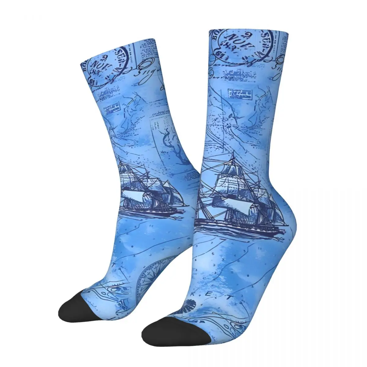 Vintage Nautical Pattern Men's Socks Unisex Harajuku Pattern Printed Funny Crew Sock Gift
Vintage Nautical Pattern Men's Socks Unisex Harajuku Pattern Printed Funny Crew Sock Gift
