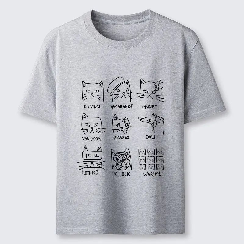 Fun Painter Cat T-shirt for Men and Women "Artist Cat" Casual Cotton T-shirt Suitable for Art Enthusiasts
Fun Painter Cat T-shirt for Men and Women "Artist Cat" Casual Cotton T-shirt Suitable for Art Enthusiasts