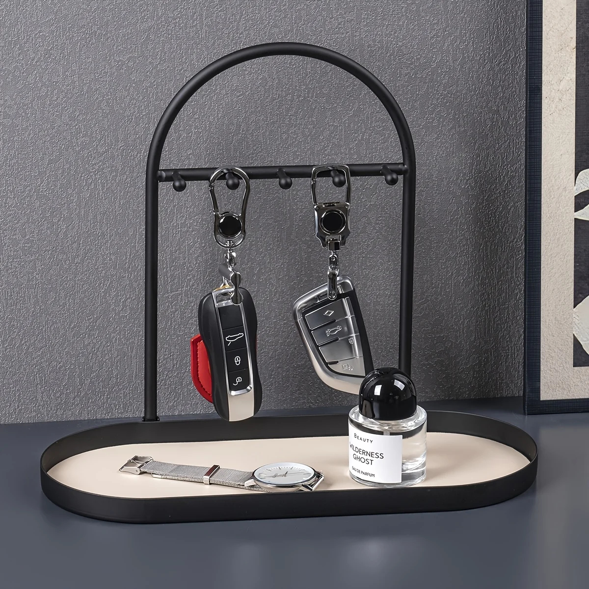 Iron Key Holder Wall Mounted Entryway Organizer Multi Layer Jewelry Storage Shelf Detachable Home Decor
Iron Key Holder Wall Mounted Entryway Organizer Multi Layer Jewelry Storage Shelf Detachable Home Decor