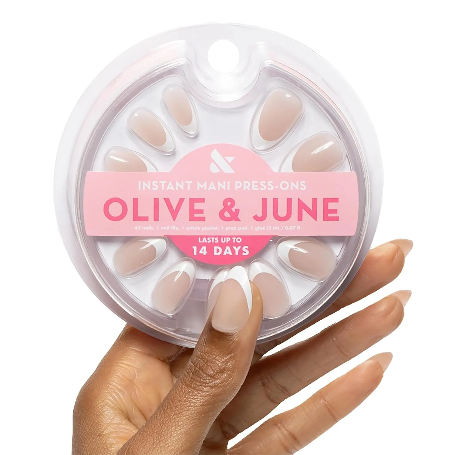 Press-On Nails Kit with Glue 42 Fake Nails 21 Sizes Almond Medium Iconic French Long-Lasting Realistic Look for Home Salon
Press-On Nails Kit with Glue 42 Fake Nails 21 Sizes Almond Medium Iconic French Long-Lasting Realistic Look for Home Salon