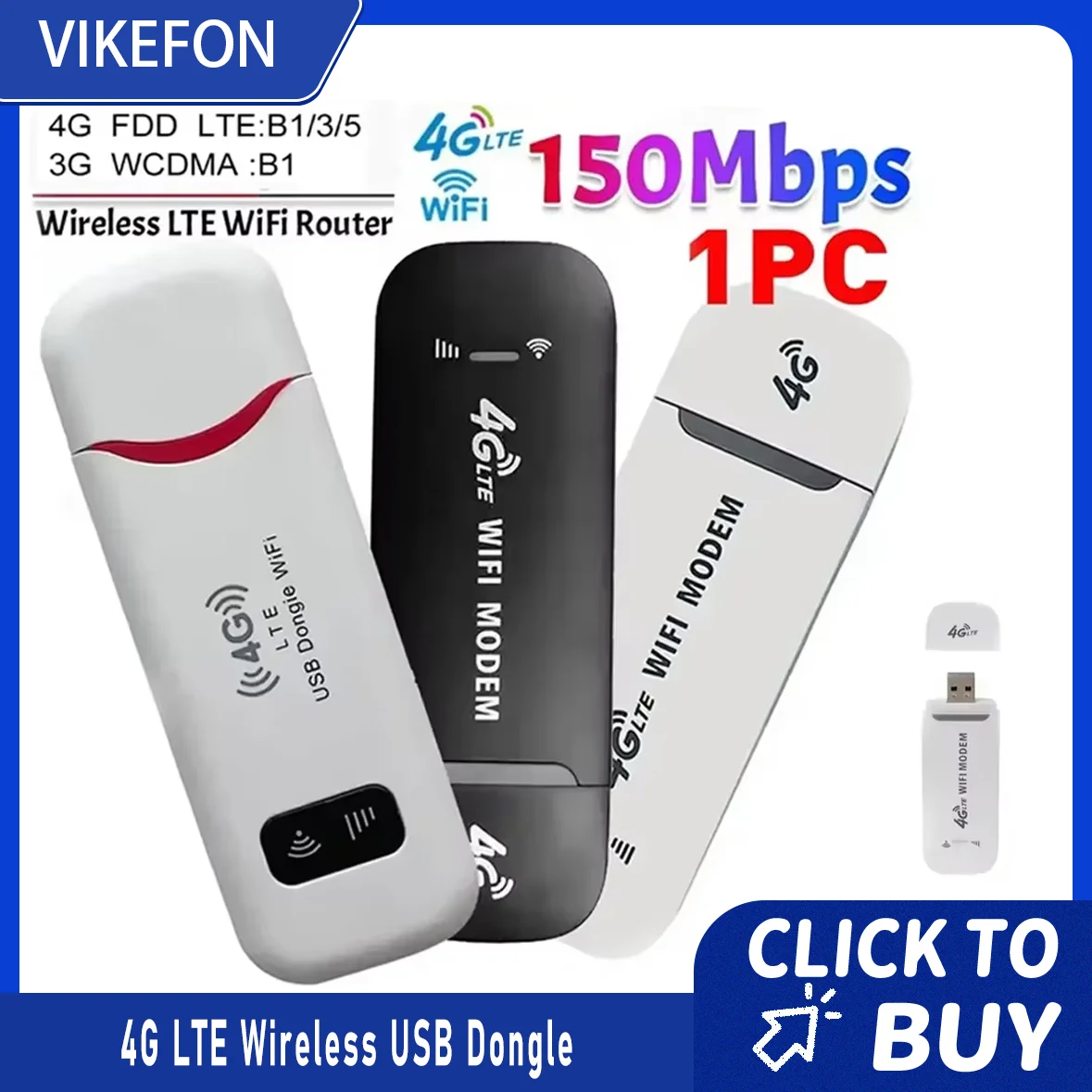 4G LTE Wireless USB Dongle Mobile Broadband 150Mbps Modem Stick 4G Sim Card Wireless Router Home Office Wireless WiFi Adapter
4G LTE Wireless USB Dongle Mobile Broadband 150Mbps Modem Stick 4G Sim Card Wireless Router Home Office Wireless WiFi Adapter